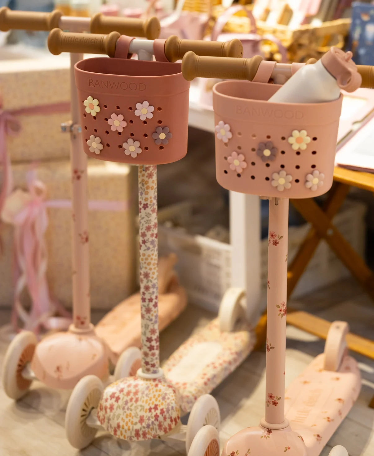 Little Dutch paspirtukas Fairy floral + DVI DOVANOS: krepšelis ir ženkliukai