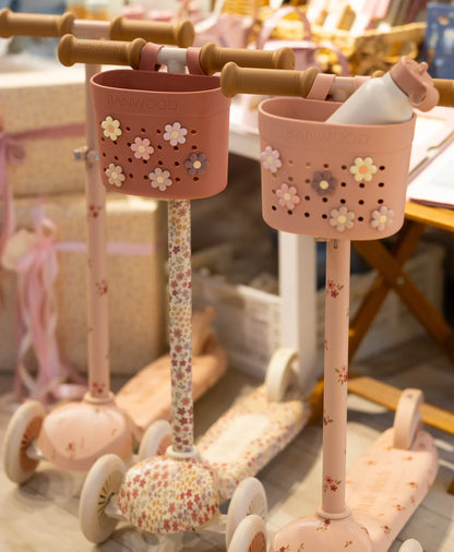 Little Dutch paspirtukas Fairy floral + DVI DOVANOS: krepšelis ir ženkliukai