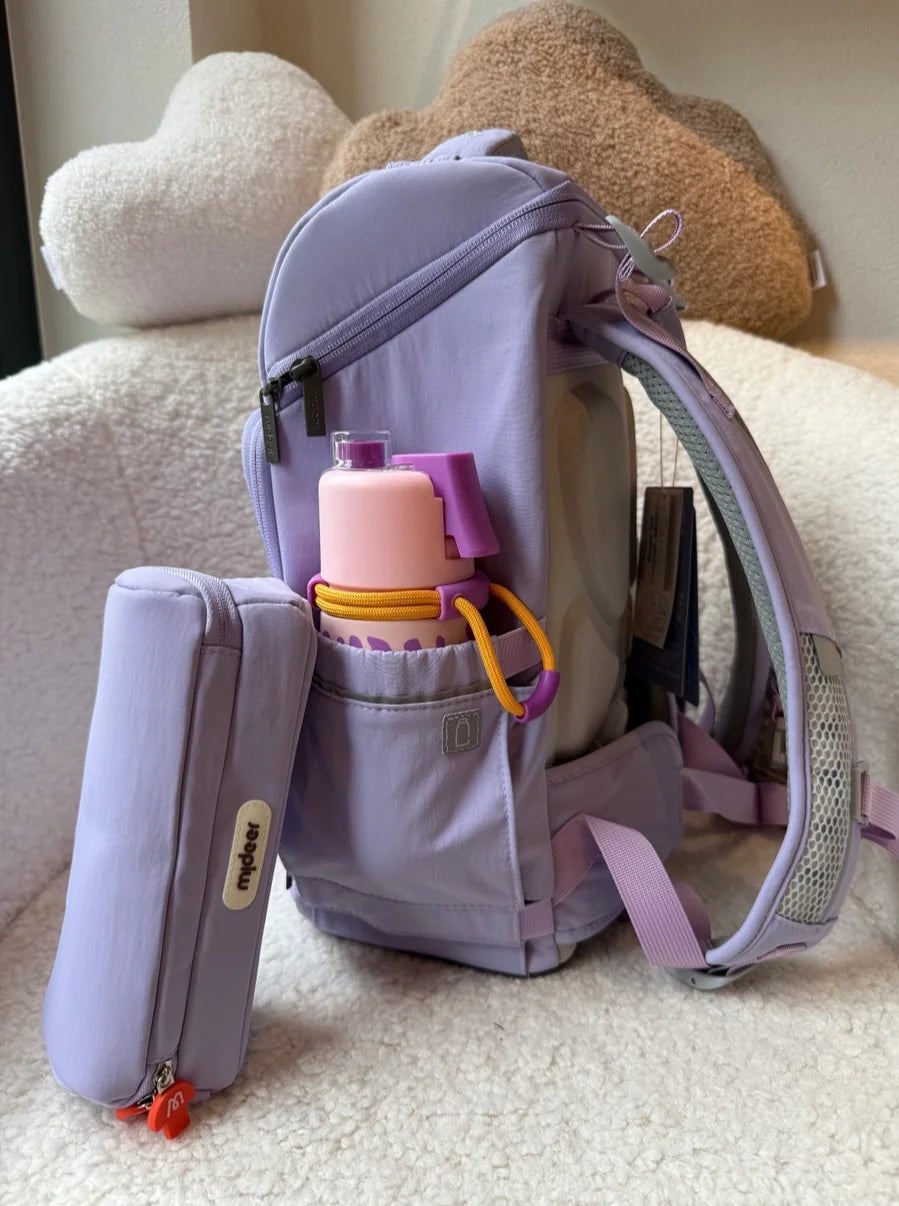 Mideer 3D juosmenį atpalaiduojanti mokyklinė kuprinė - Lilac