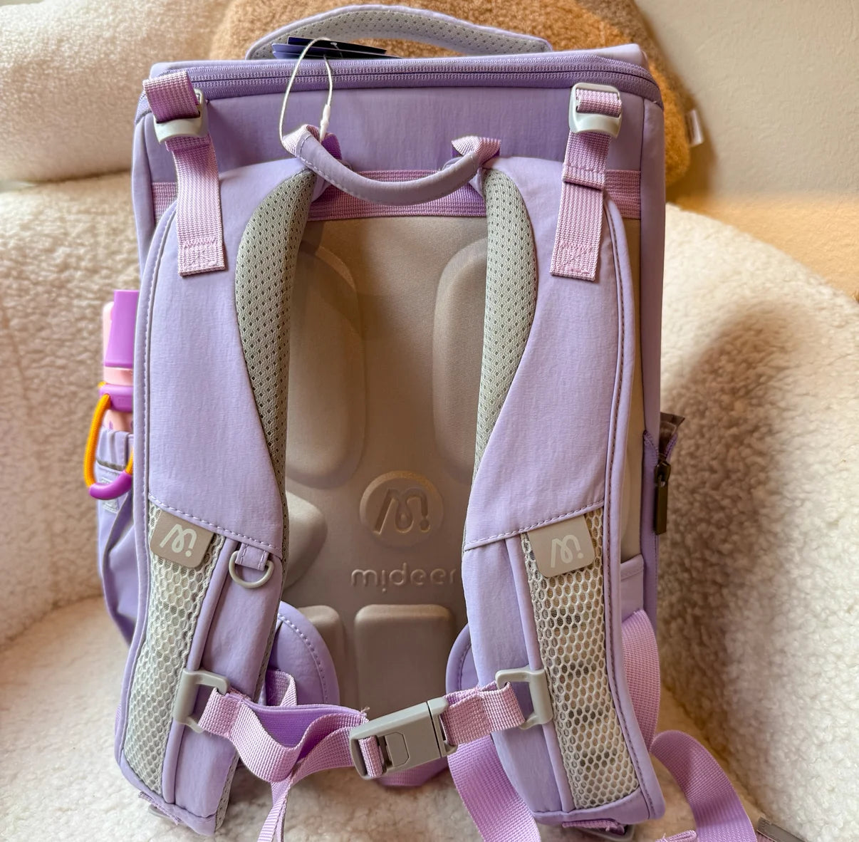 Mideer 3D juosmenį atpalaiduojanti mokyklinė kuprinė - Lilac