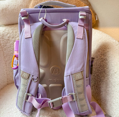 Mideer 3D juosmenį atpalaiduojanti mokyklinė kuprinė - Lilac