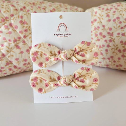 Mini plaukų segtukai arba gumytės - Rose