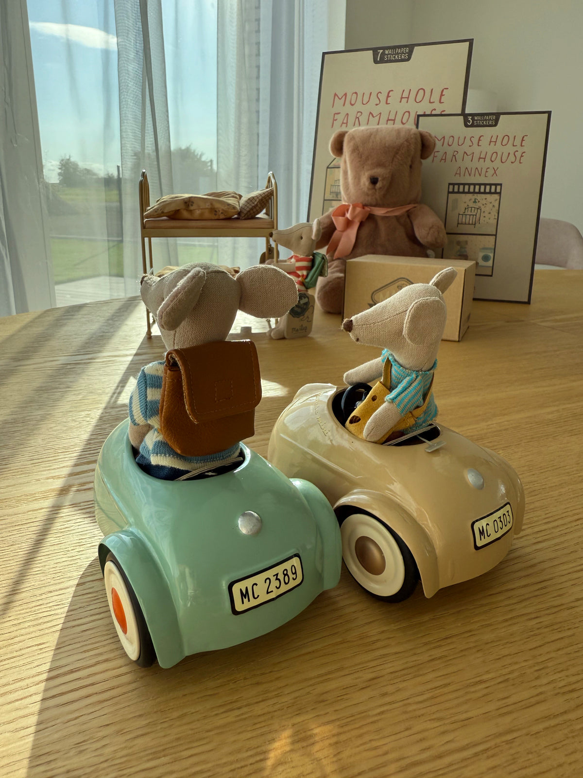 Maileg Mouse Biker Big Sister - Coral