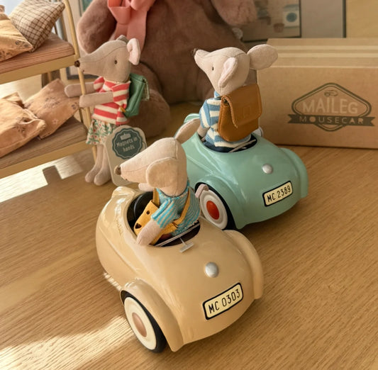 Maileg Mouse Car - Wheat