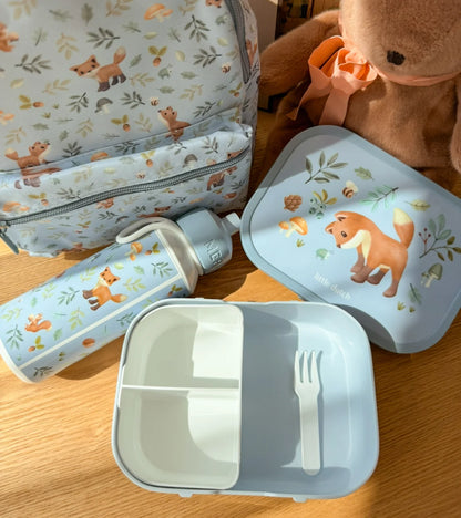 Darželio Rinkinys: kuprinė, gertuvė ir maisto dėžutė - Forest friends