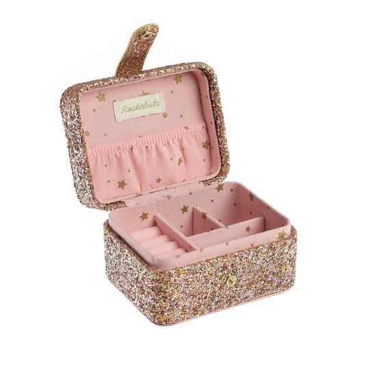 Rockahula papuošalų dėžutė - Confetti Glitter Gold
