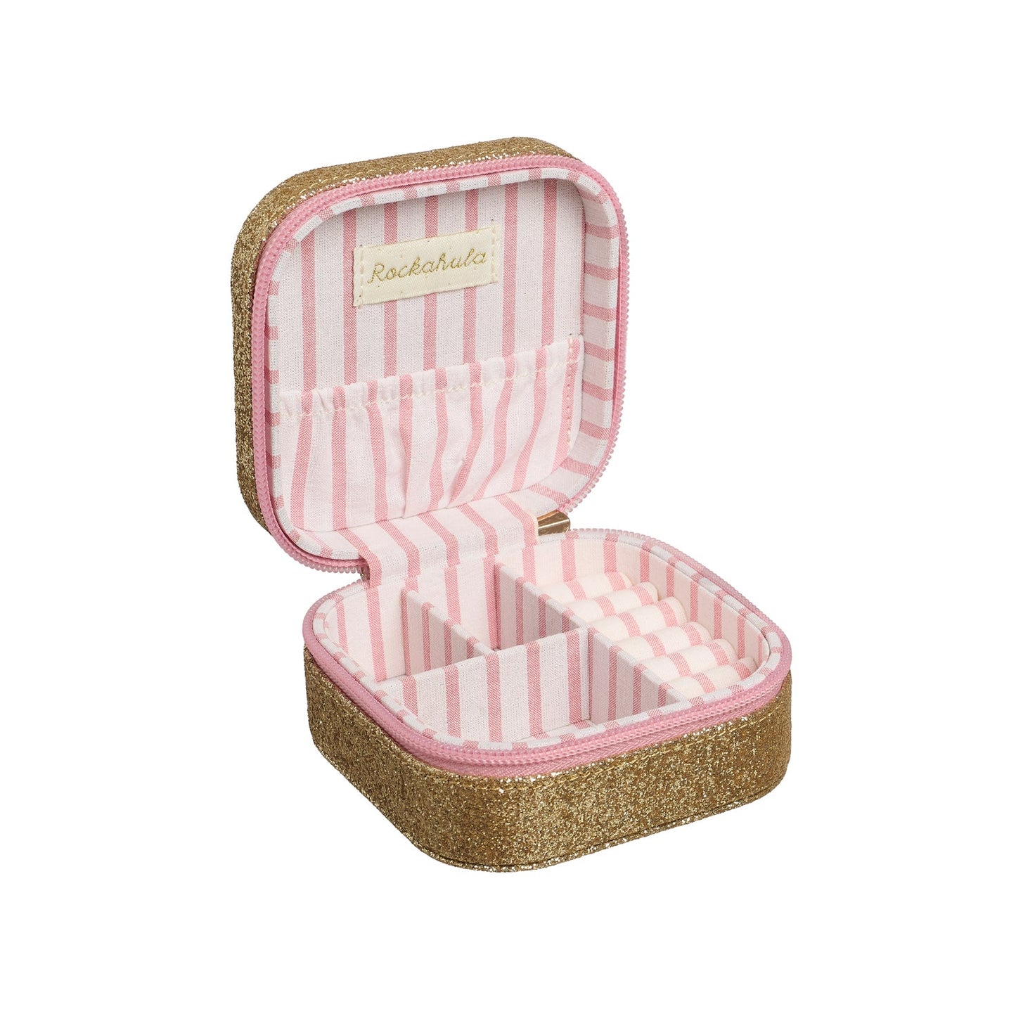 Rockahula Jewellery Box - Confetti Glitter Gold