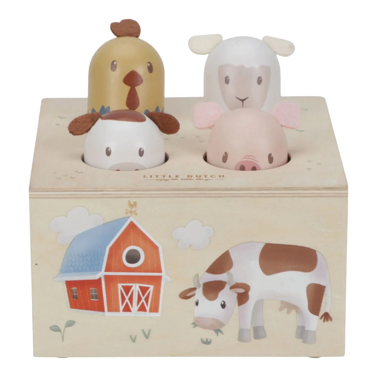 Little Dutch iššokantis muzikinis žaislas - Little farm