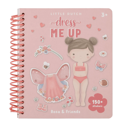 Little Dutch knygele su lipdukais Aprenk mane - Rosa & Friends