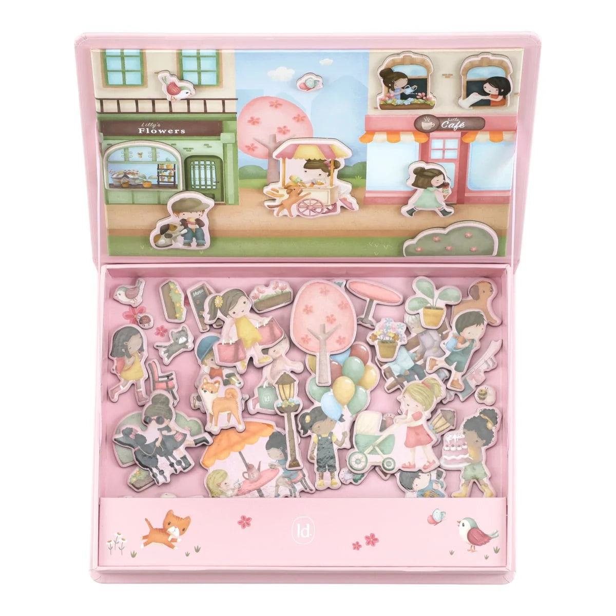 Little Dutch magnetine zaidimu dezute - Rosas Shopping Street