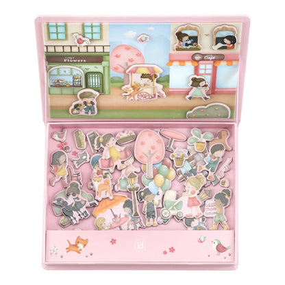 Little Dutch magnetine zaidimu dezute - Rosas Shopping Street