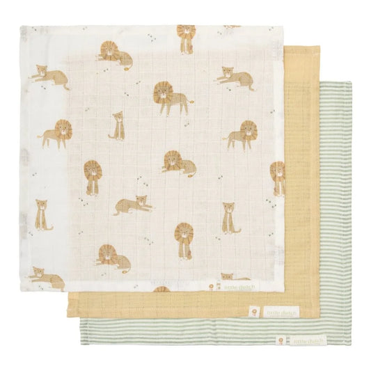 Little Dutch muslino merliuku rinkinys - Safari Leo