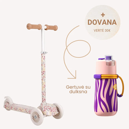Little Dutch paspirtukas Sunny flower + 30€ DOVANA: gertuvė su dulksna