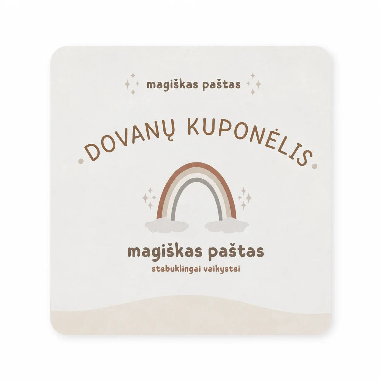 Magiskas pastas elektroninis dovanu kuponas