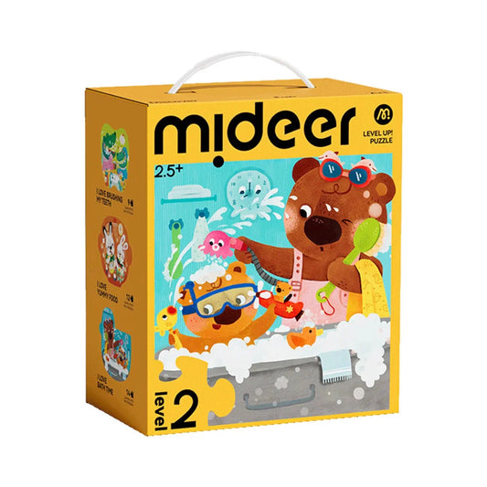 Mideer - Level Up dėlionių rinkinys – 2 lygis Dienos rutina