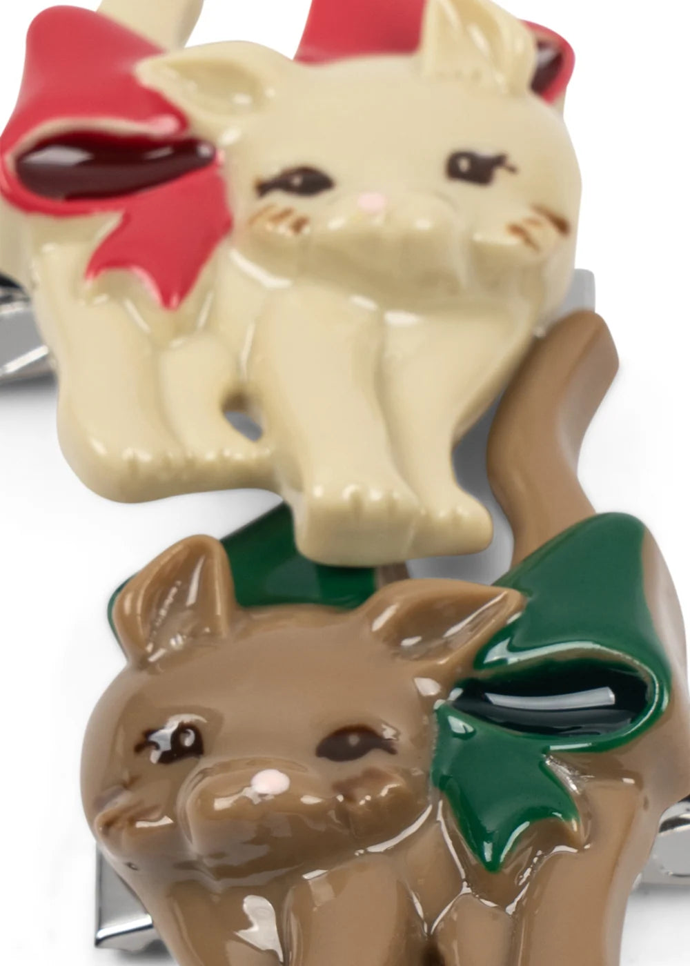 Konges Slojd plaukų segtukų rinkinys - Bow kitty