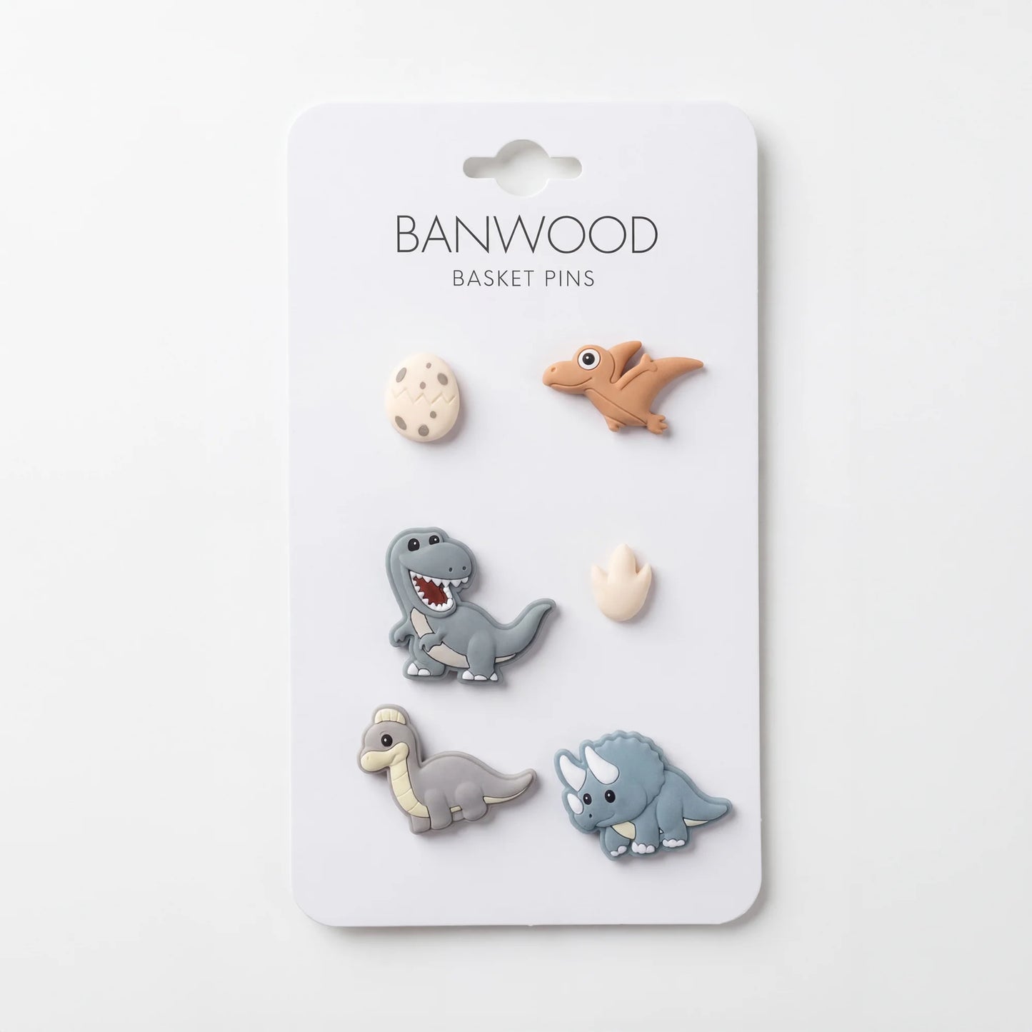 Banwood krepšelis paspirtukui ar dviračiui ir ženkliukai - Teal Dinosaurs
