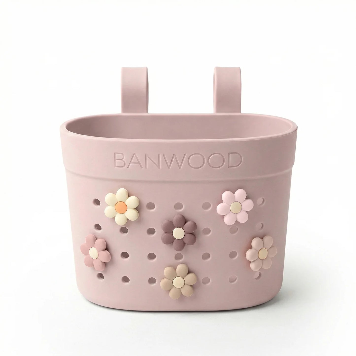 Banwood krepšelio ženkliukai - Flowers