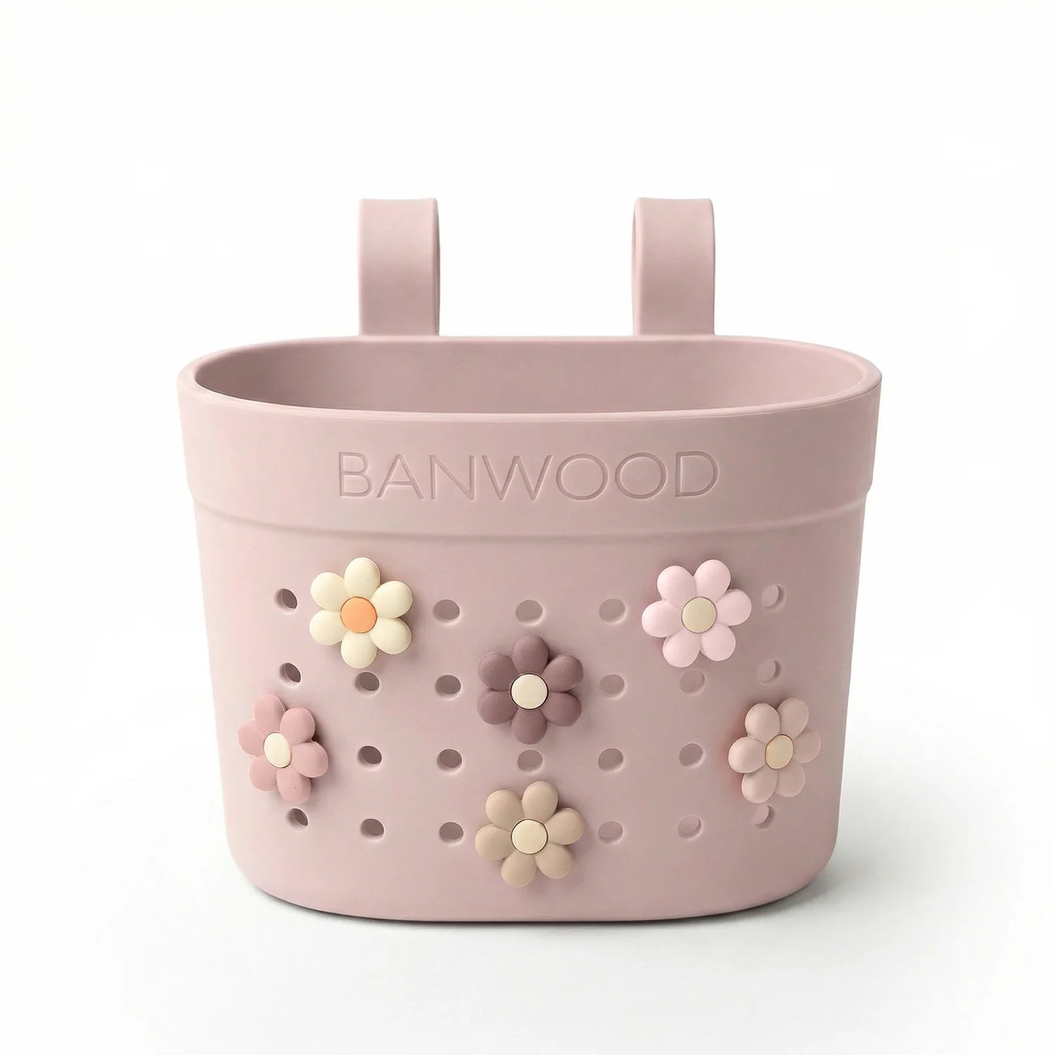 Banwood krepšelio ženkliukai - Flowers