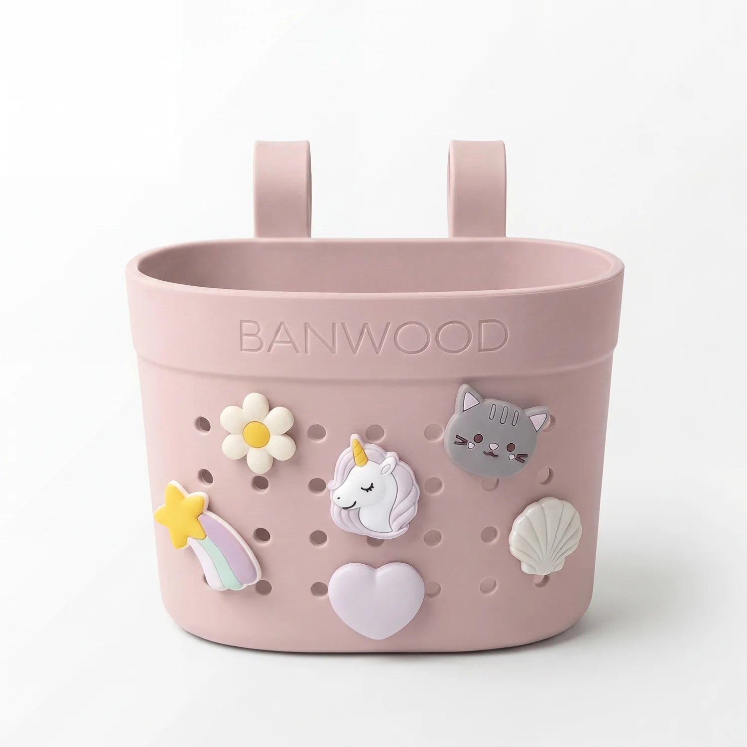 Banwood ECO paspirtukas 3-6 metų - Dusty rose + DVI DOVANOS: krepšelis ir ženkliukai