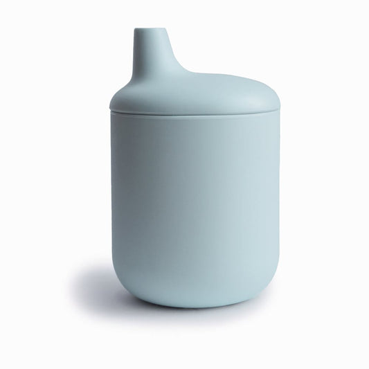 Mushie Silikoninis puodelis -  Powder Blue