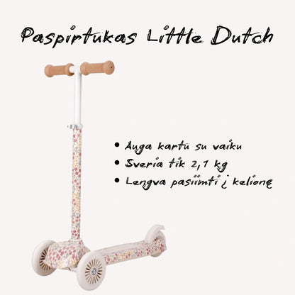 Saugus paspirtukas vaikams Little Dutch