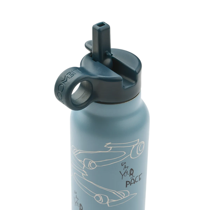 Liewood gertuvė 350 ml - Race cars / Beach blue
