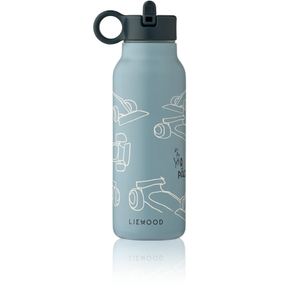 Liewood gertuvė 350 ml - Race cars / Beach blue
