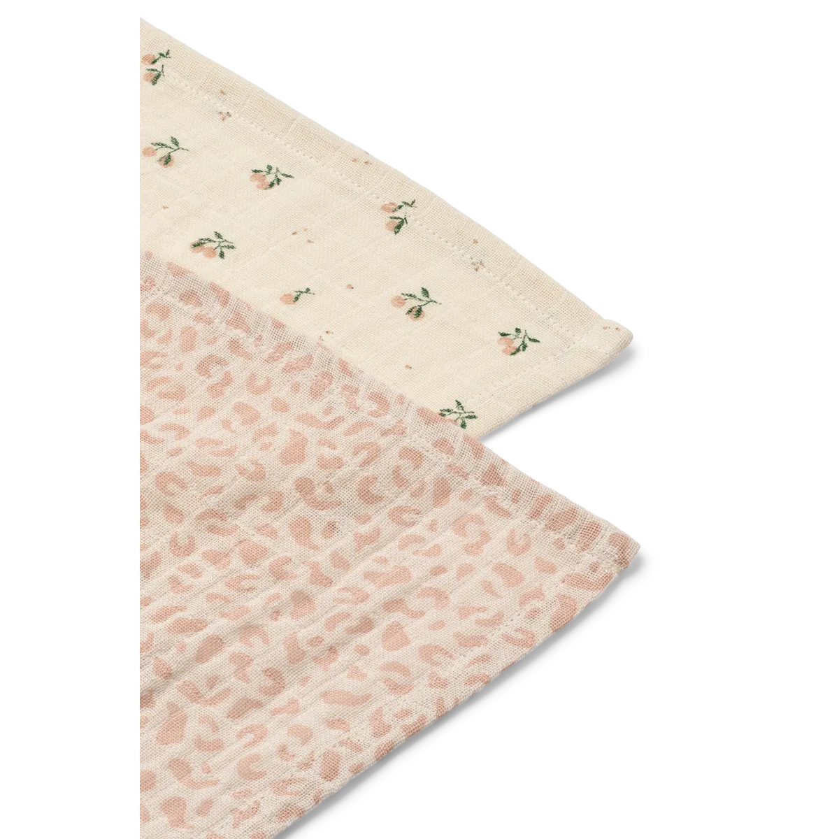 Mushie - Muslin Squares - Pink Flowers Combo
