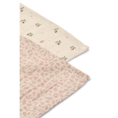 Mushie - Muslin Squares - Pink Flowers Combo