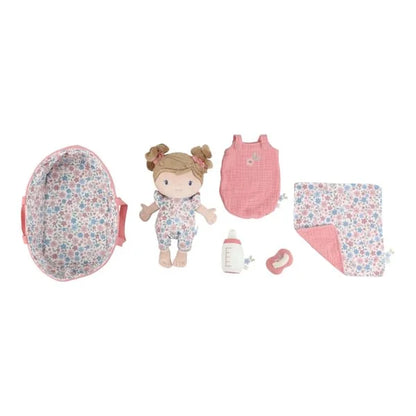 Little Dutch pliušinė lėlė nešiojimo lopšyje - Rosa