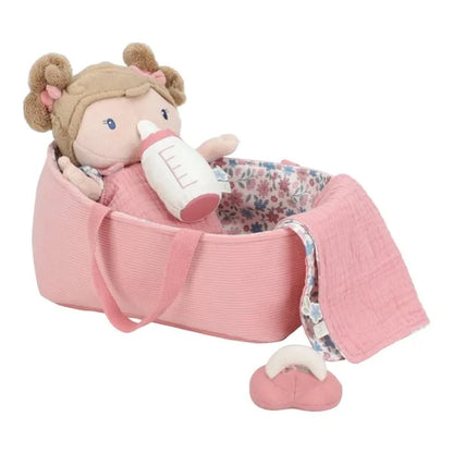 Little Dutch pliušinė lėlė nešiojimo lopšyje - Rosa