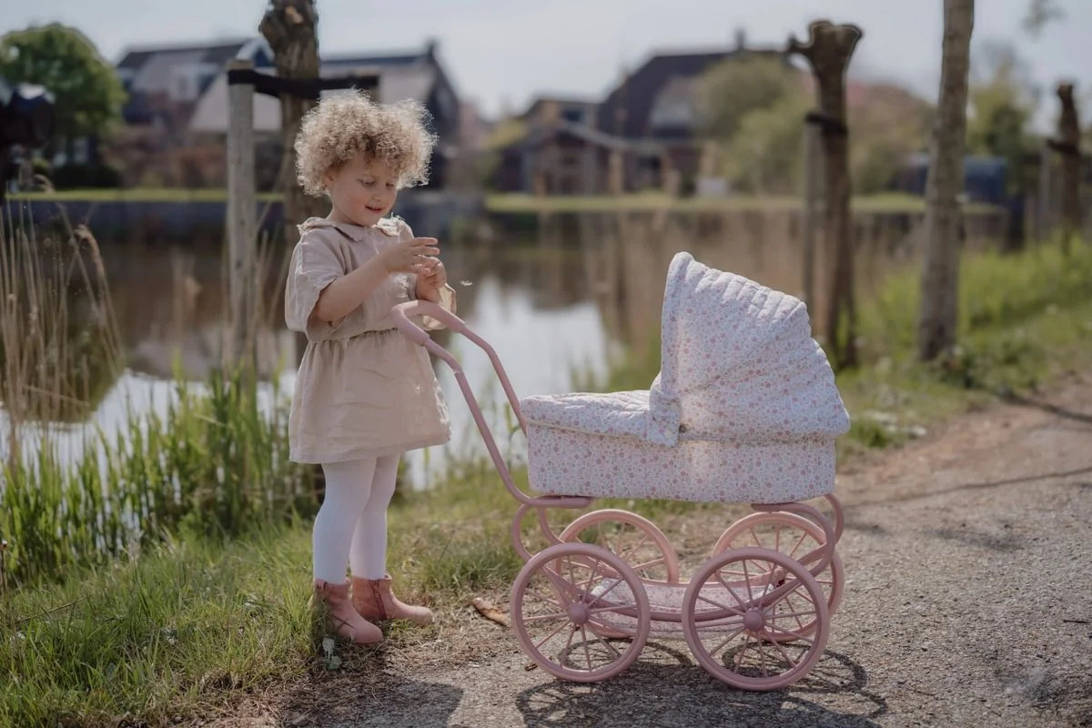 Little Dutch Metalinis klasikinis lėlių vežimas