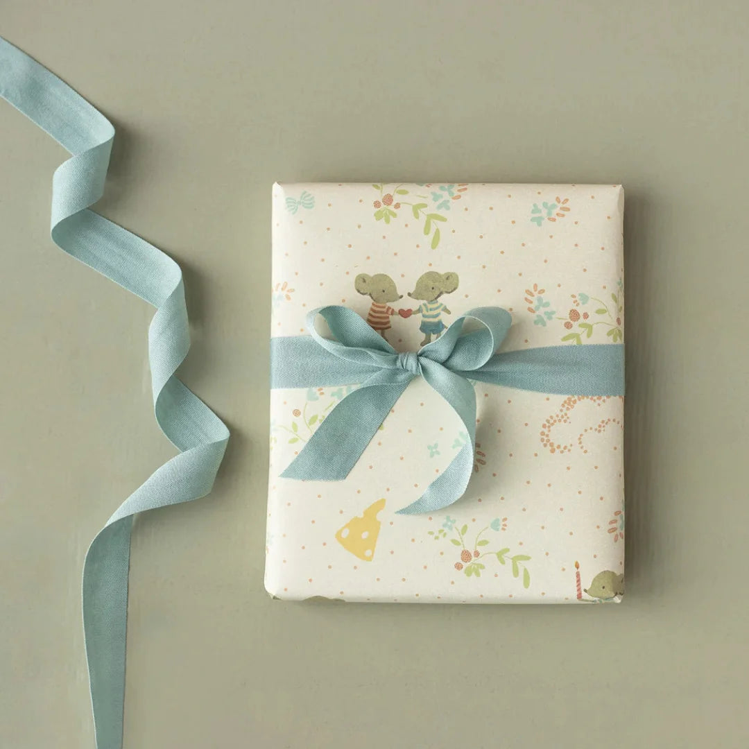Maileg dovanų pakavimo popierius 10 metrų -  Have a mice day