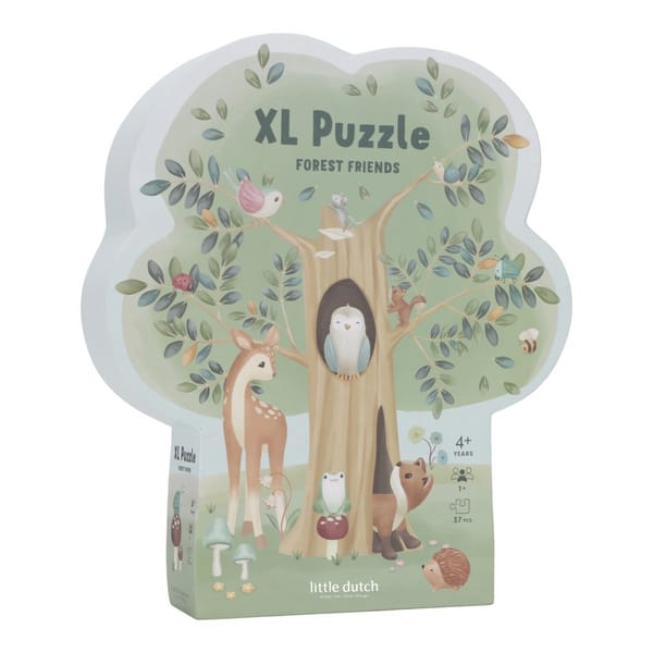 Little Dutch XL dydžio dėlionė - Forest Friends