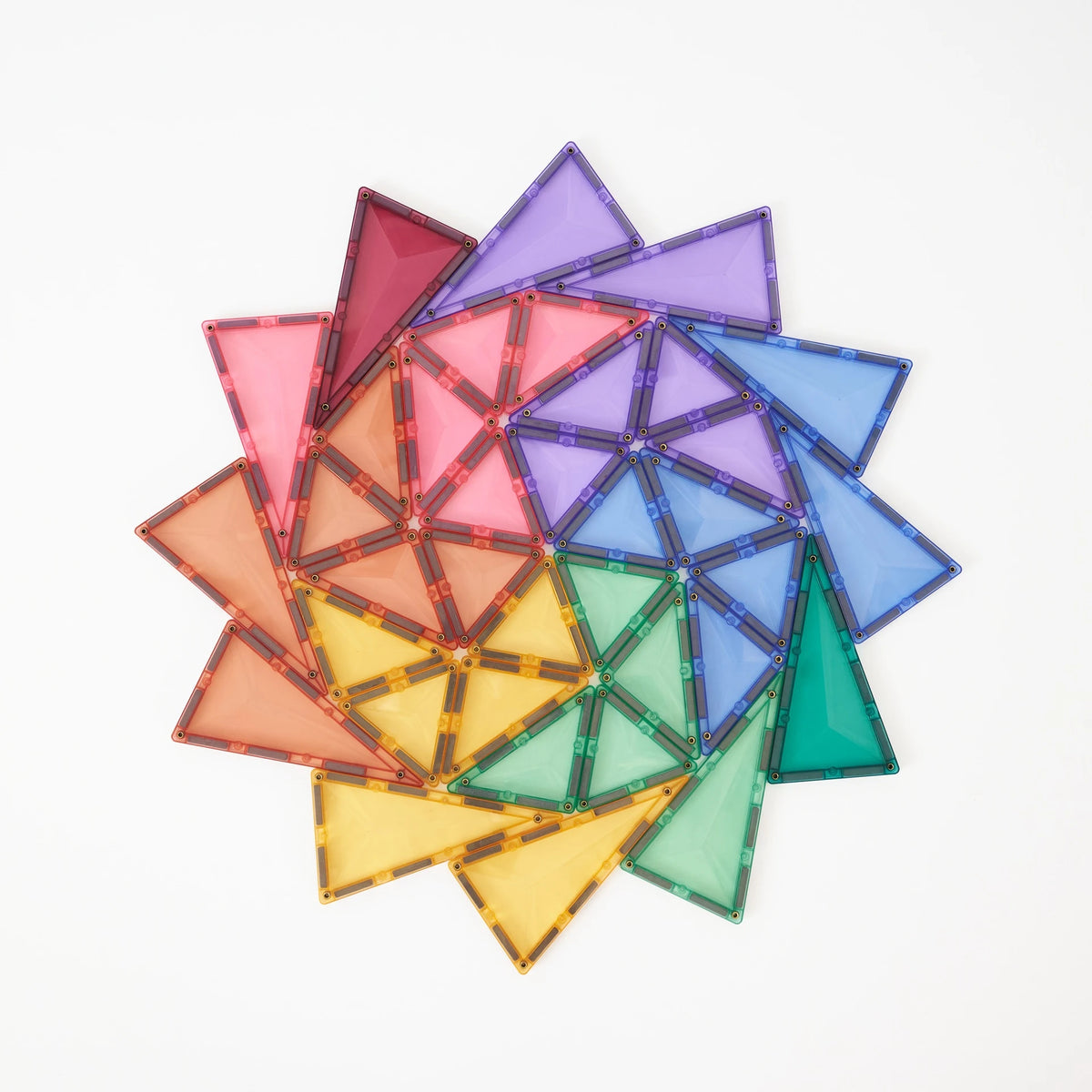 Connetix 104 dalių magnetinis konstruktorius - Pastel Creative