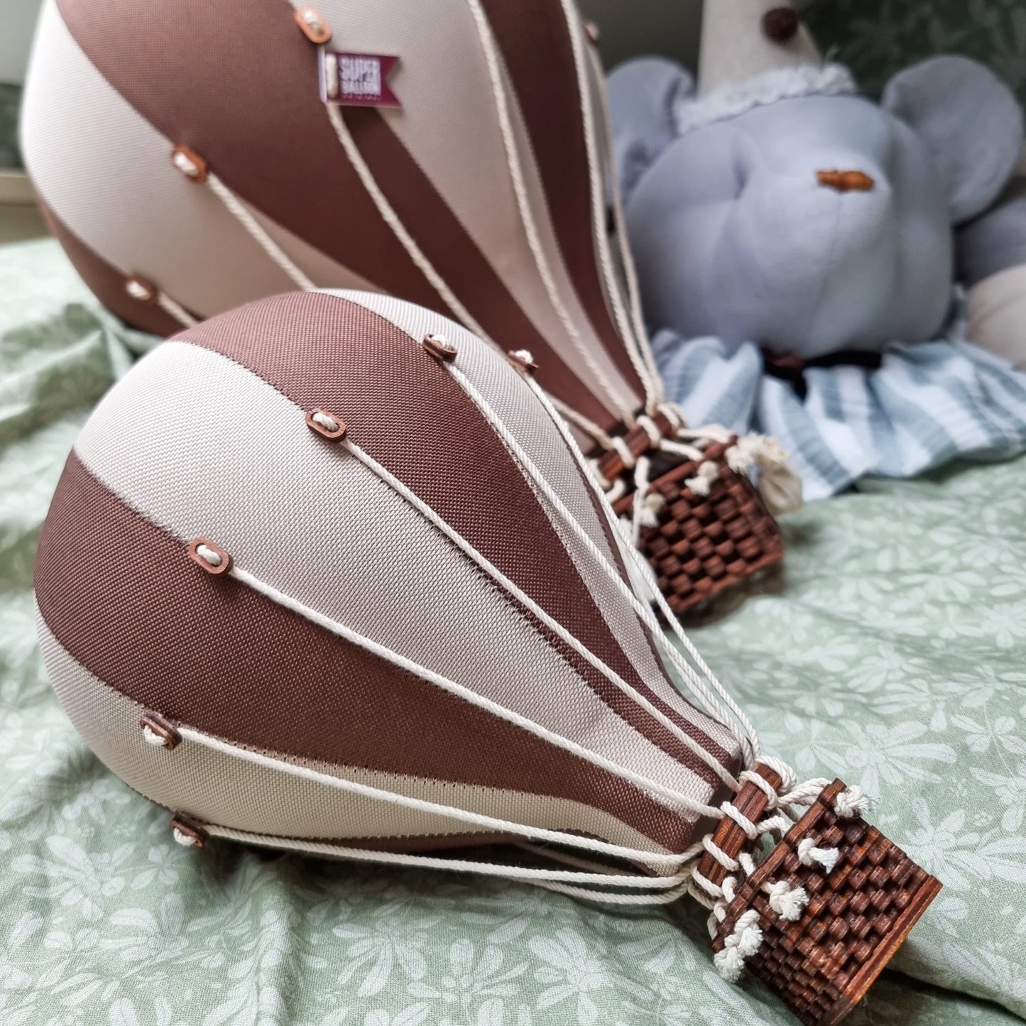 Pakabinamas dekoratyvinis oro balionas CHOCOLATE-BEIGE