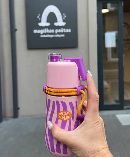 Mideer - Vėsinanti 2in1 gertuvė su purškikliu, 500ml - Blush Pink