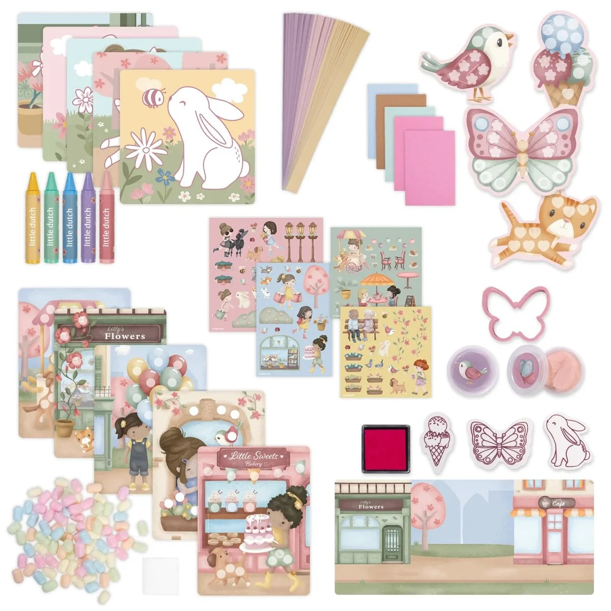 Little Dutch - Didelis kūrybinis rinkinys XL - Rosa and Friends