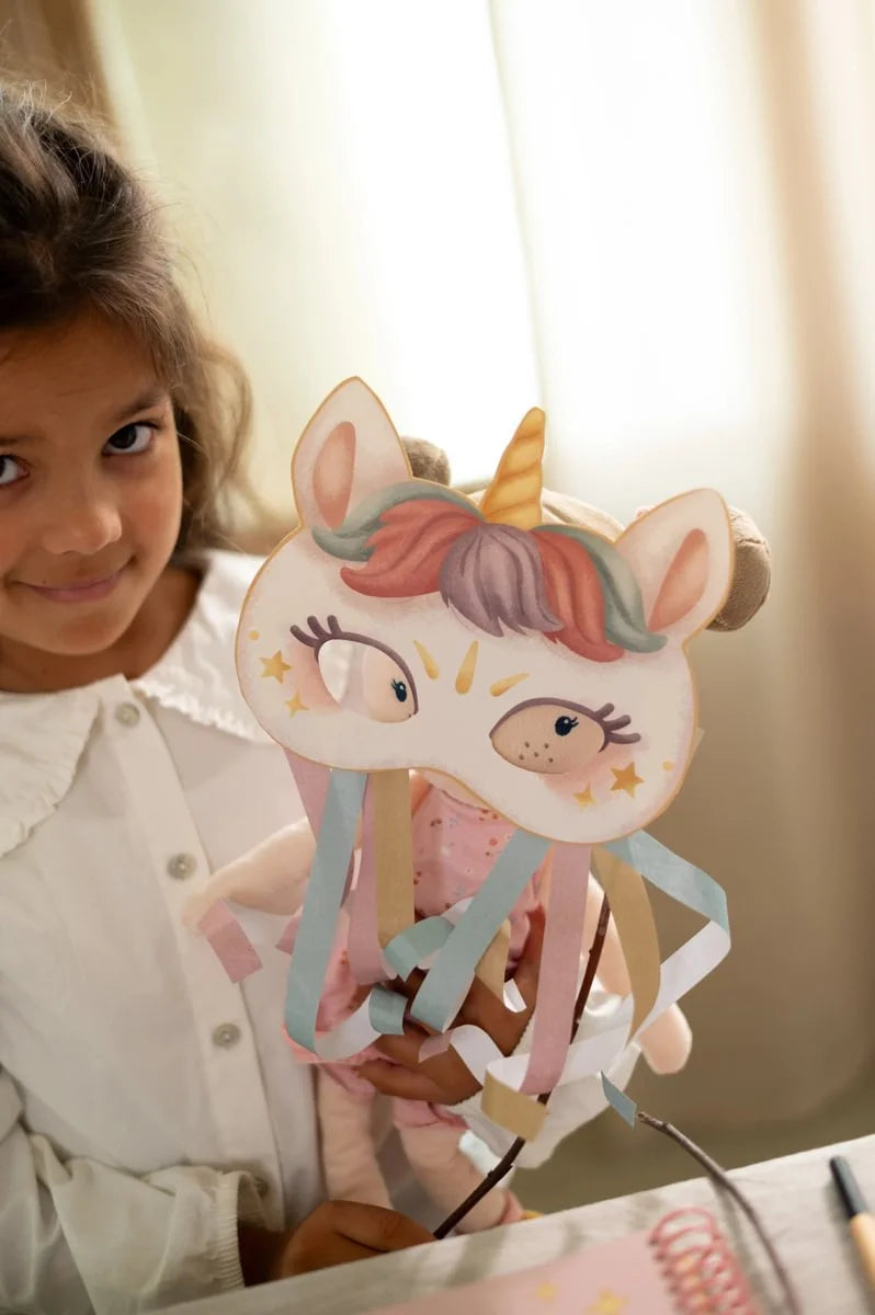 Little Dutch kūrybinė knyga - Rosa's masks