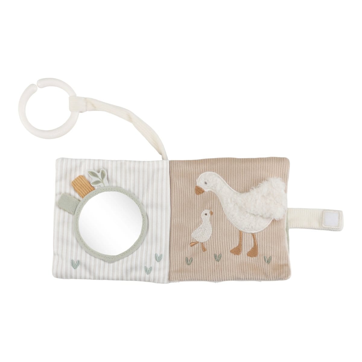 Little Dutch Minkšta lavinamoji knygelė vežimėliui - Naturals