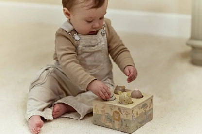 Little Dutch Pop-up Musical Toy - Safari Friends
