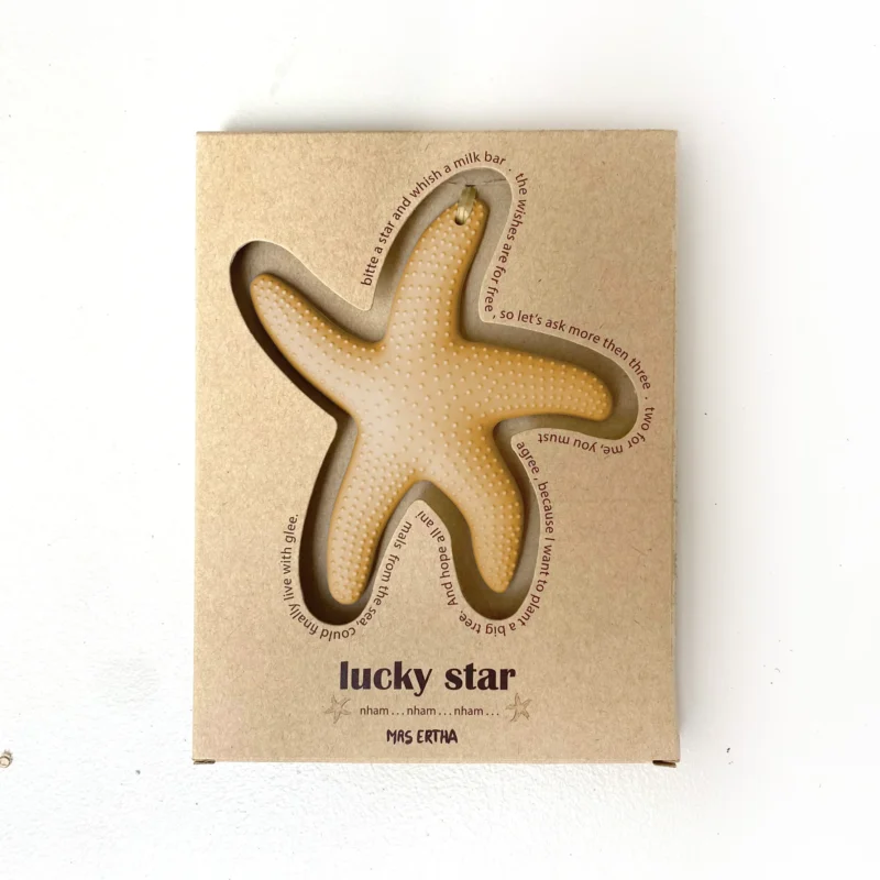 Mrs. Ertha Silikoninis kramtukas - Lucky star - Honey