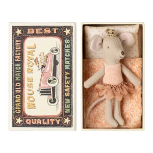 Maileg pelytė princesė degtukų dėžutėje – mažoji sesė