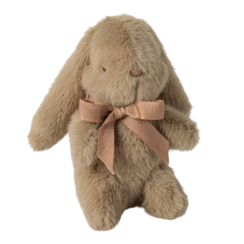 Maileg minkštas zuikis Dusty brown - Mini