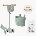 Banwood ECO paspirtukas 3-6 metų - Clay + DVI DOVANOS: krepšelis ir ženkliukai