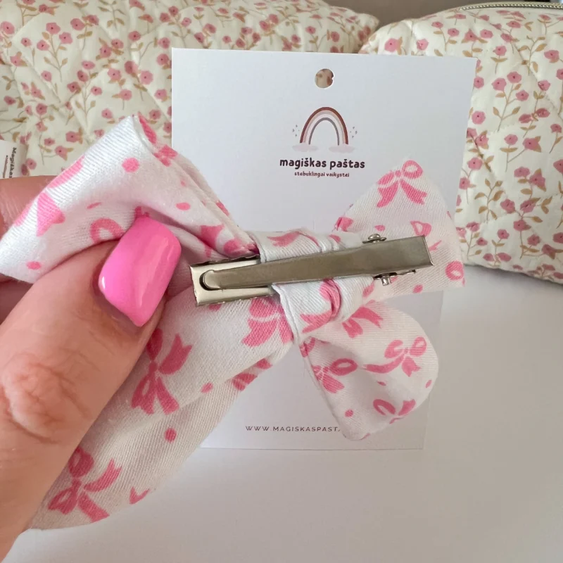 Kaspinėlis plaukų segtukas arba gumytė - Sophie - Image 2