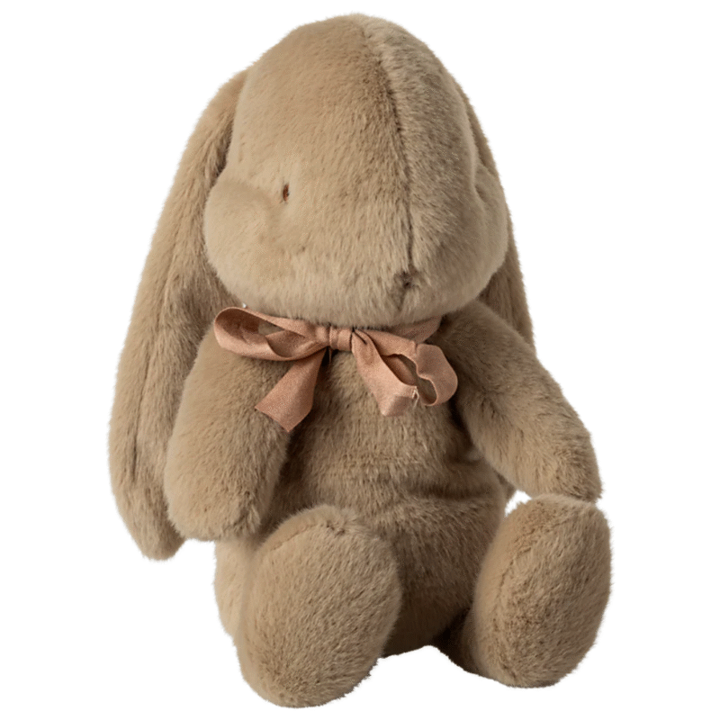 Maileg minkštas zuikis Dusty brown - Medium