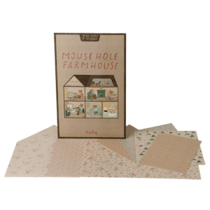 Maileg peliukų namo tapetai