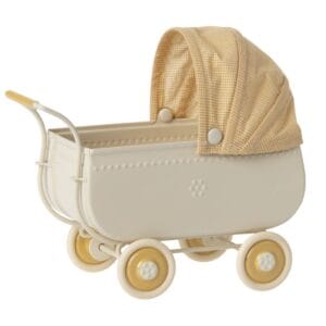 Maileg vežimėlis Miniature – Yellow